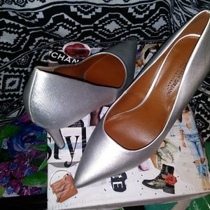 Sliver Textured Heels
